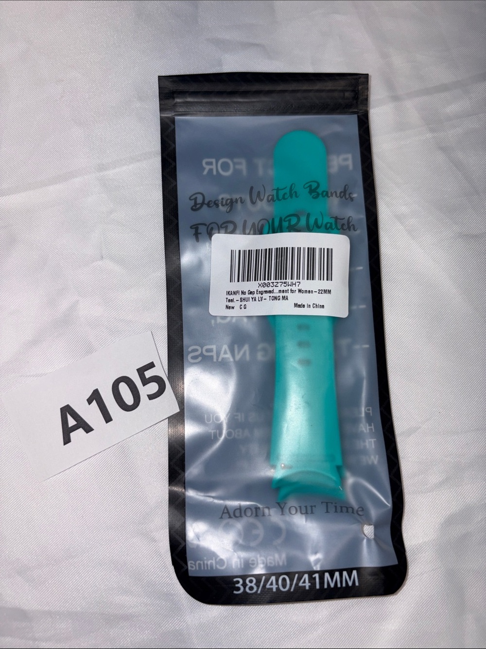 Silicone Replacement Watch Band - Teal